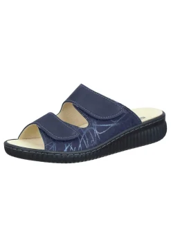 Damen Die moderne Hausfrau CHELVA Pantoletten blau