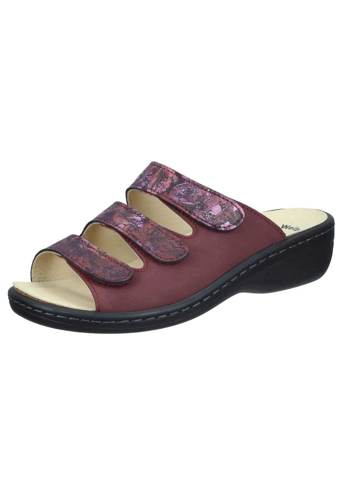 Pantoletten|Die moderne Hausfrau CHELVA Pantoletten rot