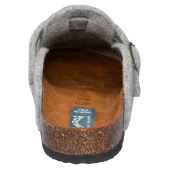 Hausschuhe|Die moderne Hausfrau Clog grau