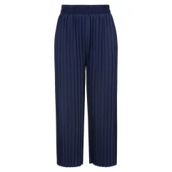 Hosen & Leggings|Die moderne Hausfrau Culotte-Plisseehose „Sonja“ navy