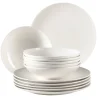 Geschirrsets|Die moderne Hausfrau Dalia Tafelservice, Porzellan Weiß