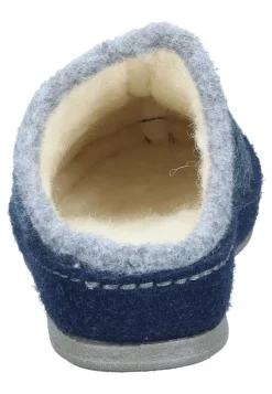 Hausschuhe|Die moderne Hausfrau Damen Hausschuh blau