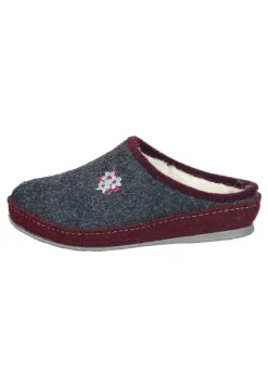 Hausschuhe|Die moderne Hausfrau Damen Hausschuh grau