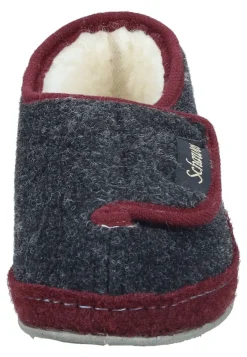 Hausschuhe|Die moderne Hausfrau Damen Hausschuh grau