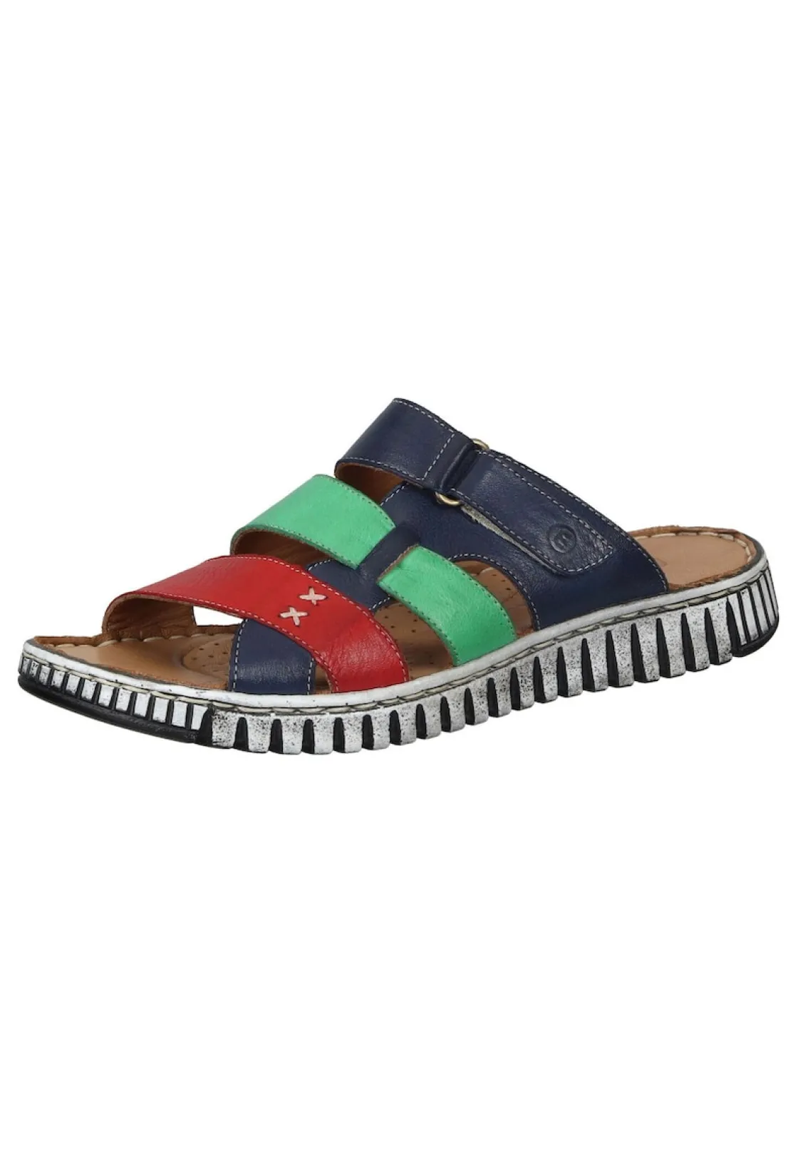 Pantoletten|Die moderne Hausfrau Damen Pantoletten blau