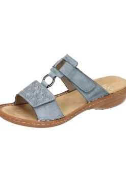 Pantoletten|Die moderne Hausfrau Damen Pantoletten blau