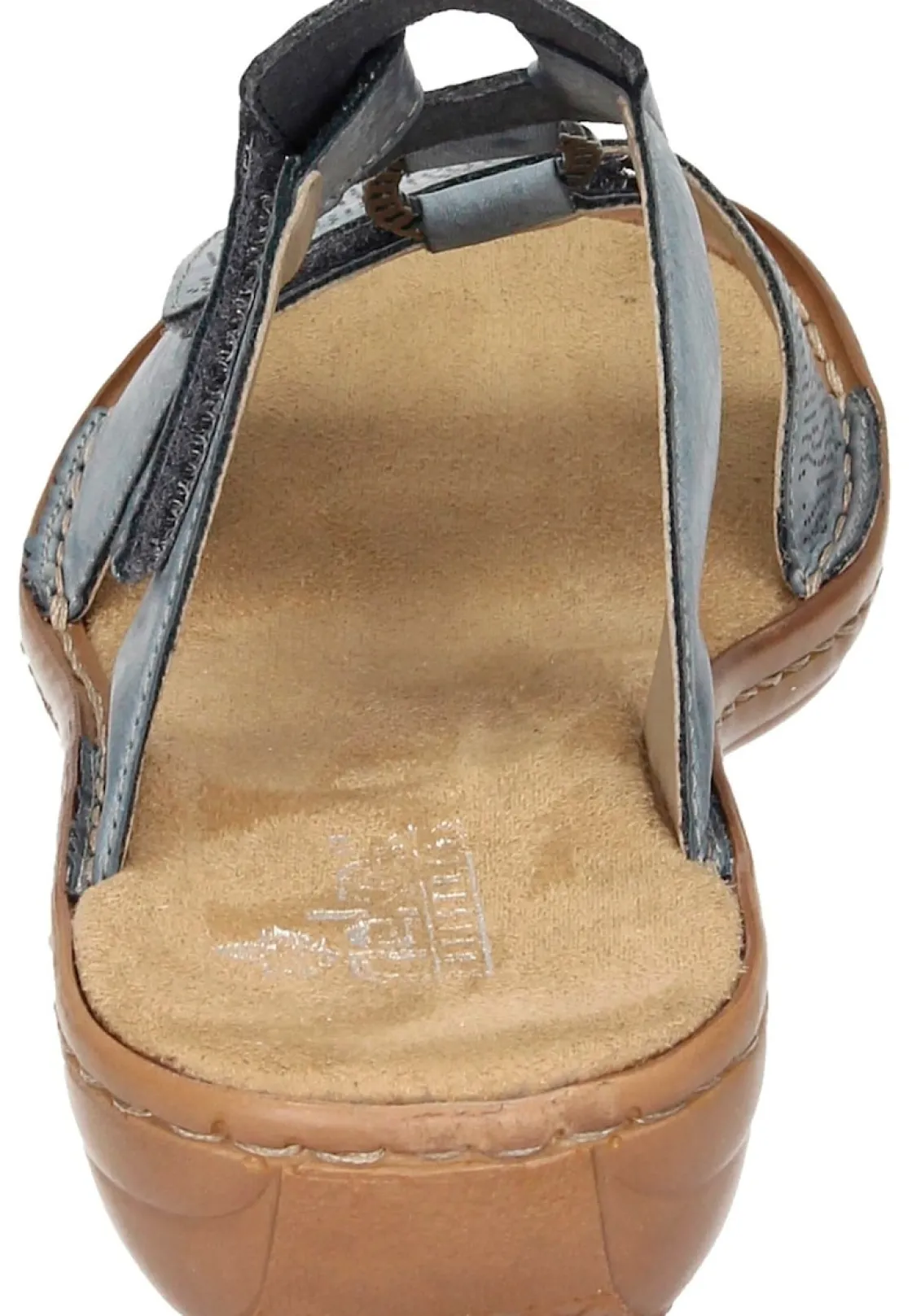 Pantoletten|Die moderne Hausfrau Damen Pantoletten blau