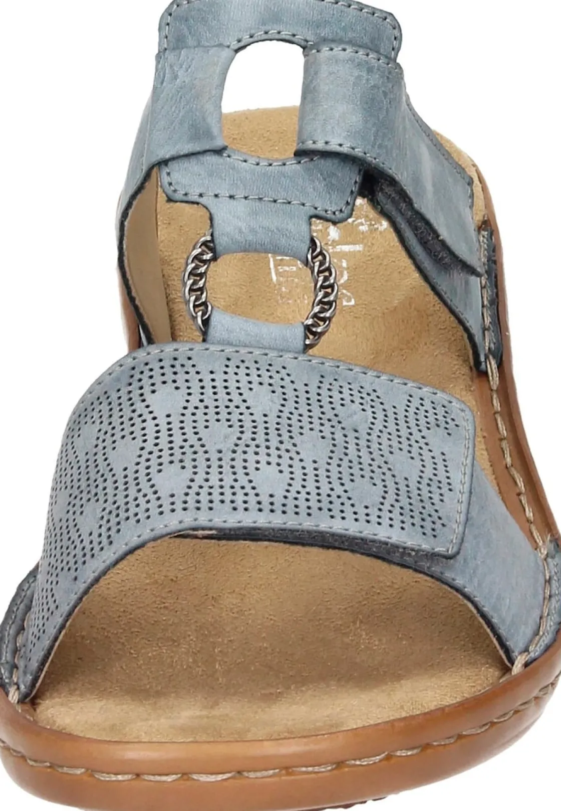 Pantoletten|Die moderne Hausfrau Damen Pantoletten blau