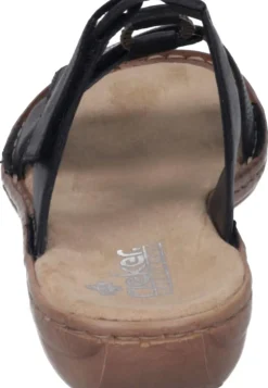 Pantoletten|Die moderne Hausfrau Damen Pantoletten schwarz