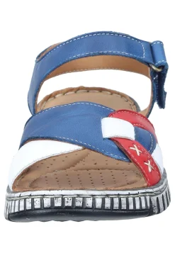 Sandalen|Die moderne Hausfrau Damen Sandaletten blau