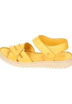 Sandalen|Die moderne Hausfrau Damen Sandaletten gelb