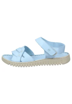 Sandalen|Die moderne Hausfrau Damen Sandaletten hellblau