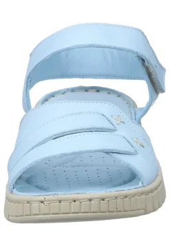 Sandalen|Die moderne Hausfrau Damen Sandaletten hellblau
