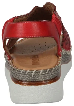 Sandalen|Die moderne Hausfrau Damen Sandaletten rot