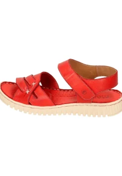 Sandalen|Die moderne Hausfrau Damen Sandaletten rot