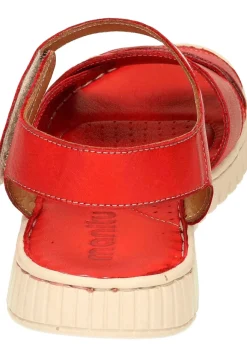 Sandalen|Die moderne Hausfrau Damen Sandaletten rot