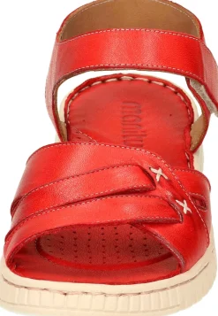 Sandalen|Die moderne Hausfrau Damen Sandaletten rot