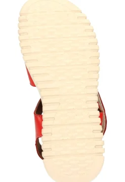 Sandalen|Die moderne Hausfrau Damen Sandaletten rot