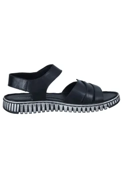 Sandalen|Die moderne Hausfrau Damen Sandaletten schwarz