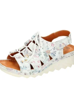 Sandalen|Die moderne Hausfrau Damen Sandaletten weiß