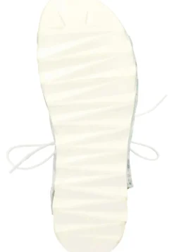 Sandalen|Die moderne Hausfrau Damen Sandaletten weiß