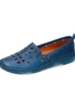 Slipper & Mokassins|Die moderne Hausfrau Damen Slipper blau