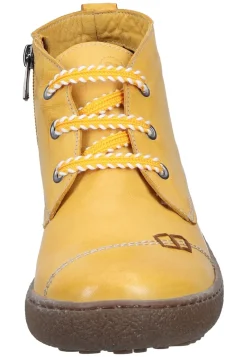 Stiefeletten|Die moderne Hausfrau Damen Stiefeletten gelb