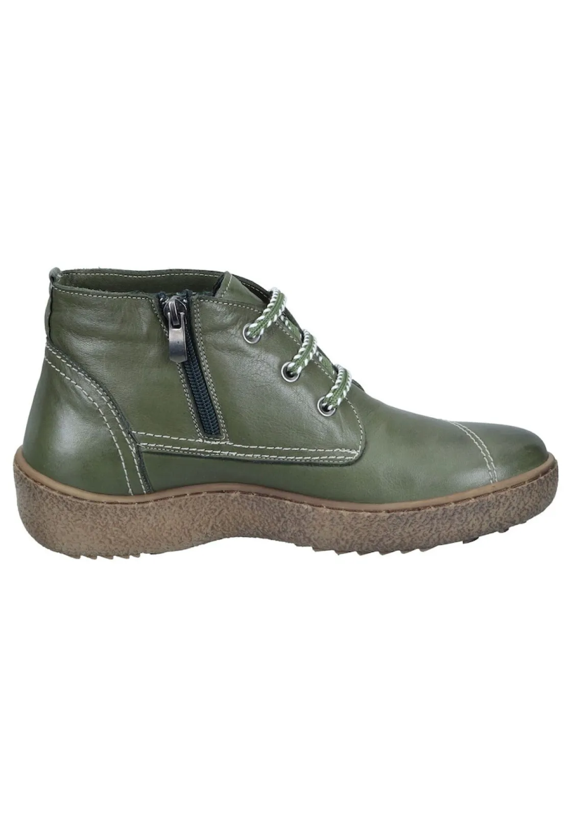 Stiefeletten|Die moderne Hausfrau Damen Stiefeletten grün