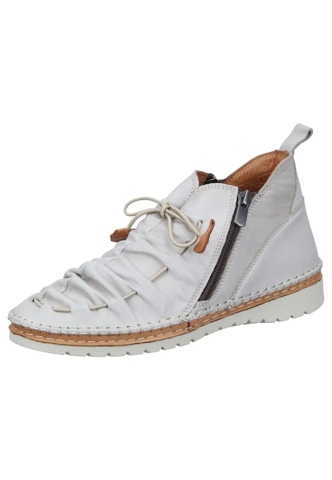 Stiefeletten|Die moderne Hausfrau Damen Stiefeletten hellgrau