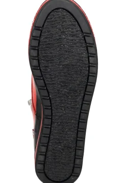 Stiefeletten|Die moderne Hausfrau Damen Stiefeletten rot