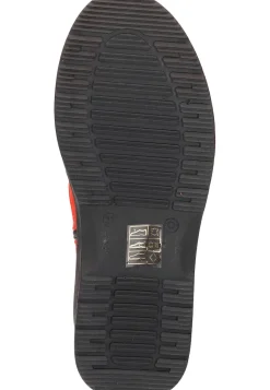 Stiefel|Die moderne Hausfrau Damen Stiefeletten rot