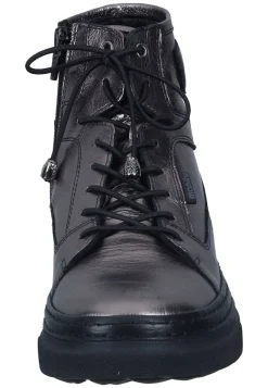 Stiefeletten|Die moderne Hausfrau Damen Stiefeletten silber