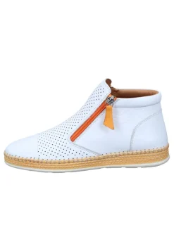 Stiefeletten|Die moderne Hausfrau Damen Stiefeletten weiß