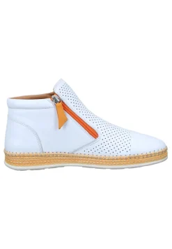 Stiefeletten|Die moderne Hausfrau Damen Stiefeletten weiß