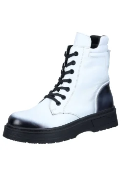 Stiefeletten|Die moderne Hausfrau Damen Stiefeletten weiß