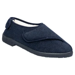 Hausschuhe|Die moderne Hausfrau Damen-Hausschuh "Bonn" blau