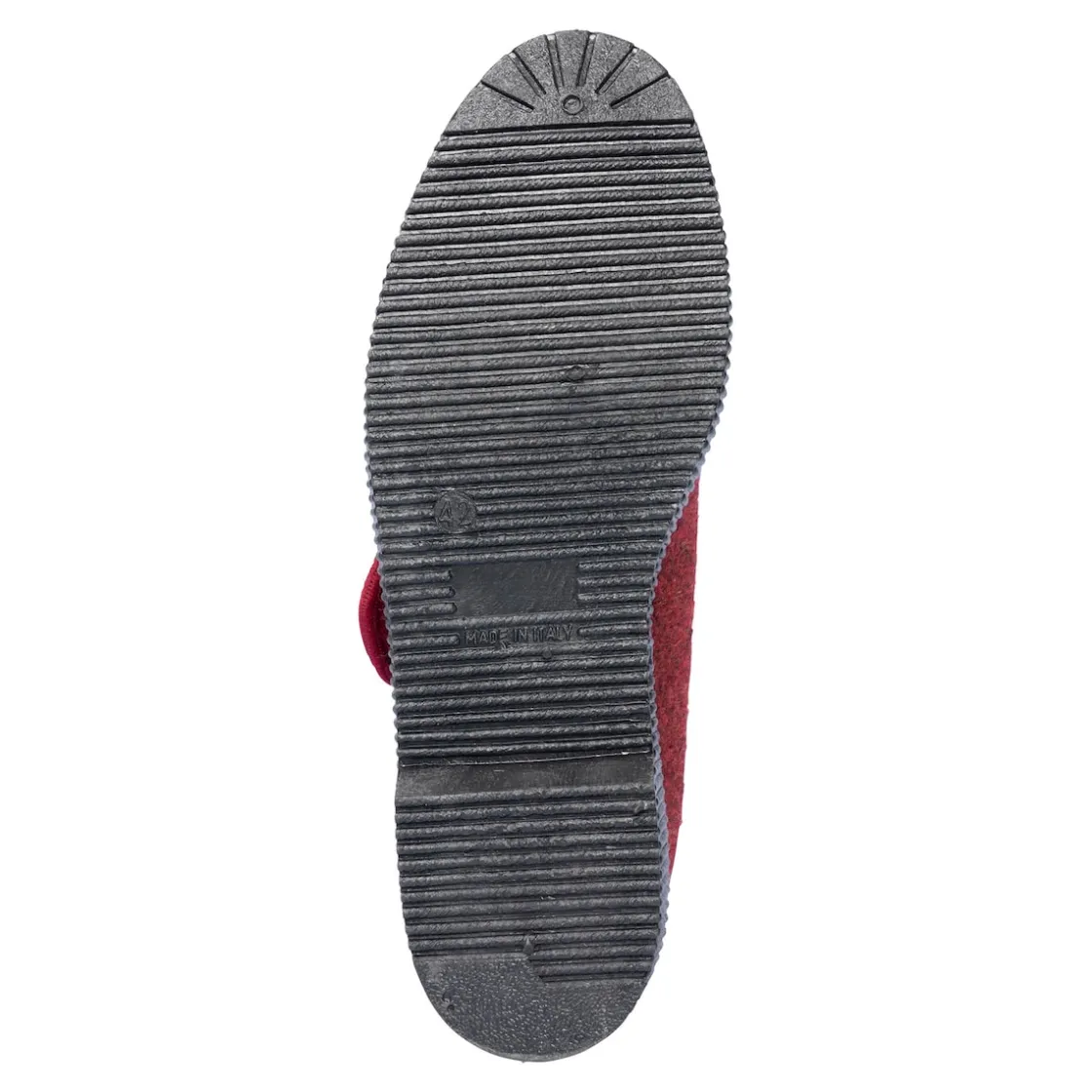 Hausschuhe|Die moderne Hausfrau Damen-Hausschuh "Bonn" dunkelrot