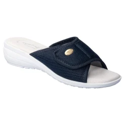 Pantoletten|Die moderne Hausfrau Damen-Pantolette „La Spezia“ marine