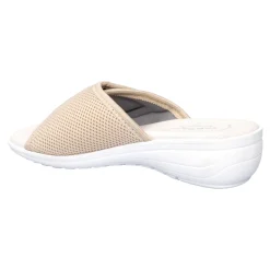 Pantoletten|Die moderne Hausfrau Damen-Pantolette „La Spezia“ beige