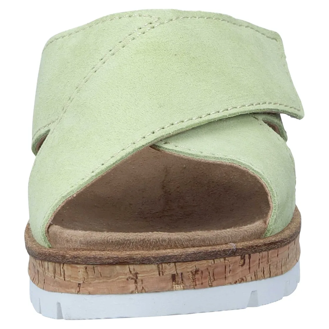 Pantoletten|Die moderne Hausfrau Damen-Pantolette „lime“