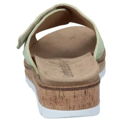 Pantoletten|Die moderne Hausfrau Damen-Pantolette „lime“