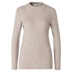 Shirts|Die moderne Hausfrau Damen-Pullover, gerippt beige