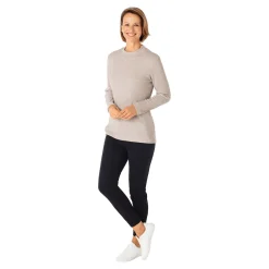 Shirts|Die moderne Hausfrau Damen-Pullover, gerippt beige