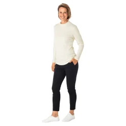 Shirts|Die moderne Hausfrau Damen-Pullover, gerippt creme