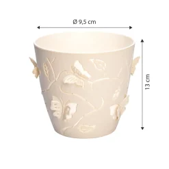 Pflanzgefäße & Blumentöpfe|Die moderne Hausfrau 3D-Blumentopf beige