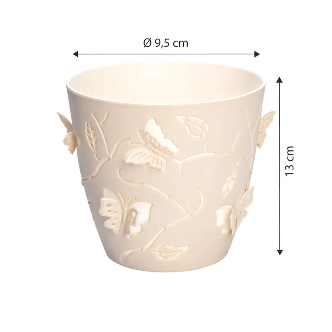 Pflanzgefäße & Blumentöpfe|Die moderne Hausfrau 3D-Blumentopf beige