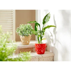 Pflanzgefäße & Blumentöpfe|Die moderne Hausfrau 3D-Blumentopf beige