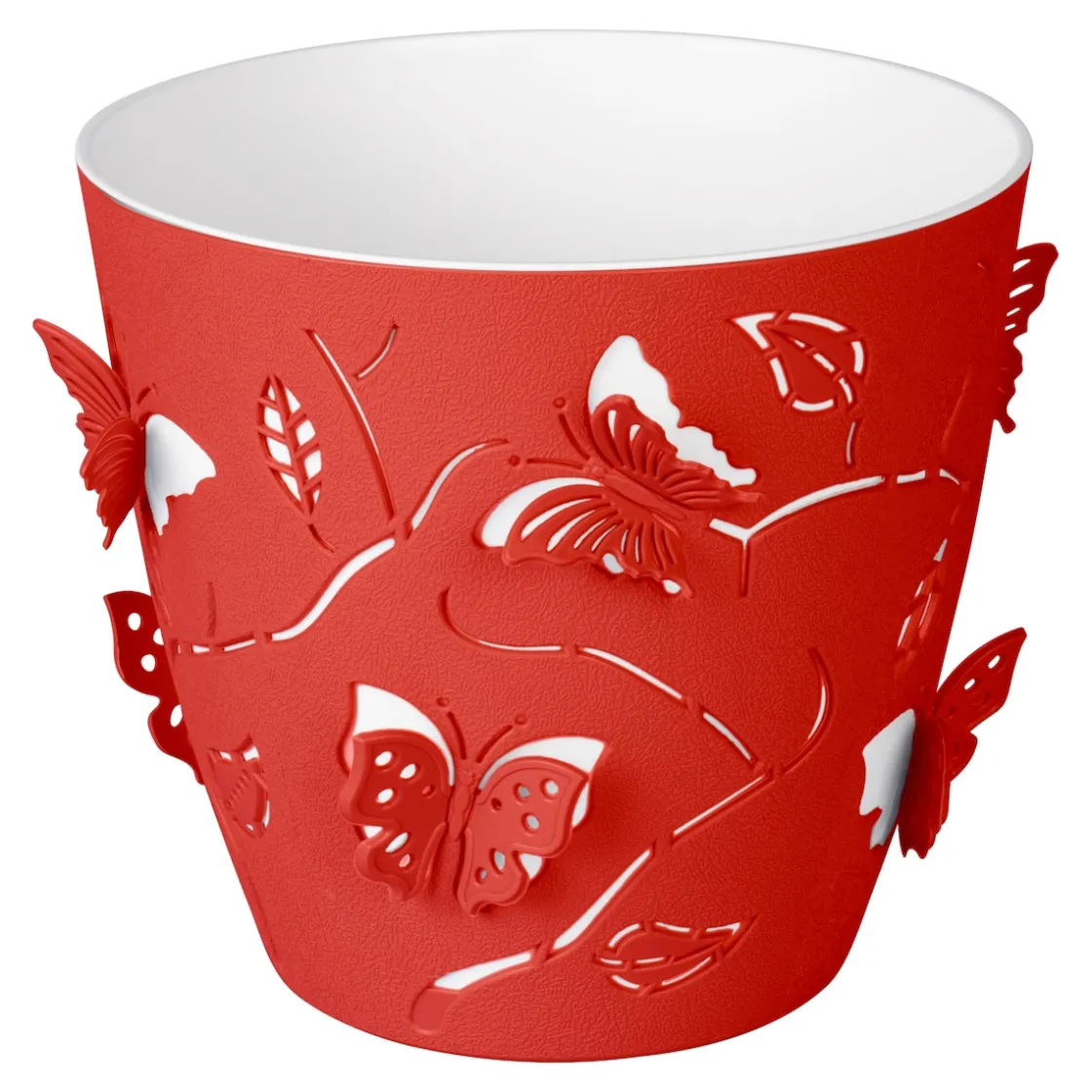 Pflanzgefäße & Blumentöpfe|Die moderne Hausfrau 3D-Blumentopf rot