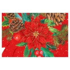 Platzsets|Die moderne Hausfrau Deckchen „Weihnachtsstern“, 2 Stück