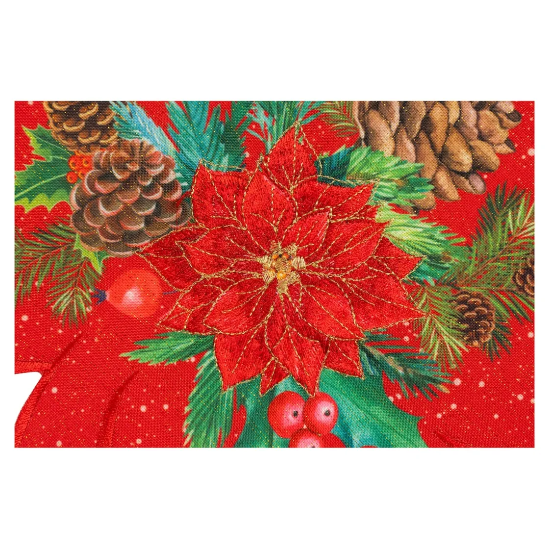 Platzsets|Die moderne Hausfrau Deckchen „Weihnachtsstern“, 2 Stück